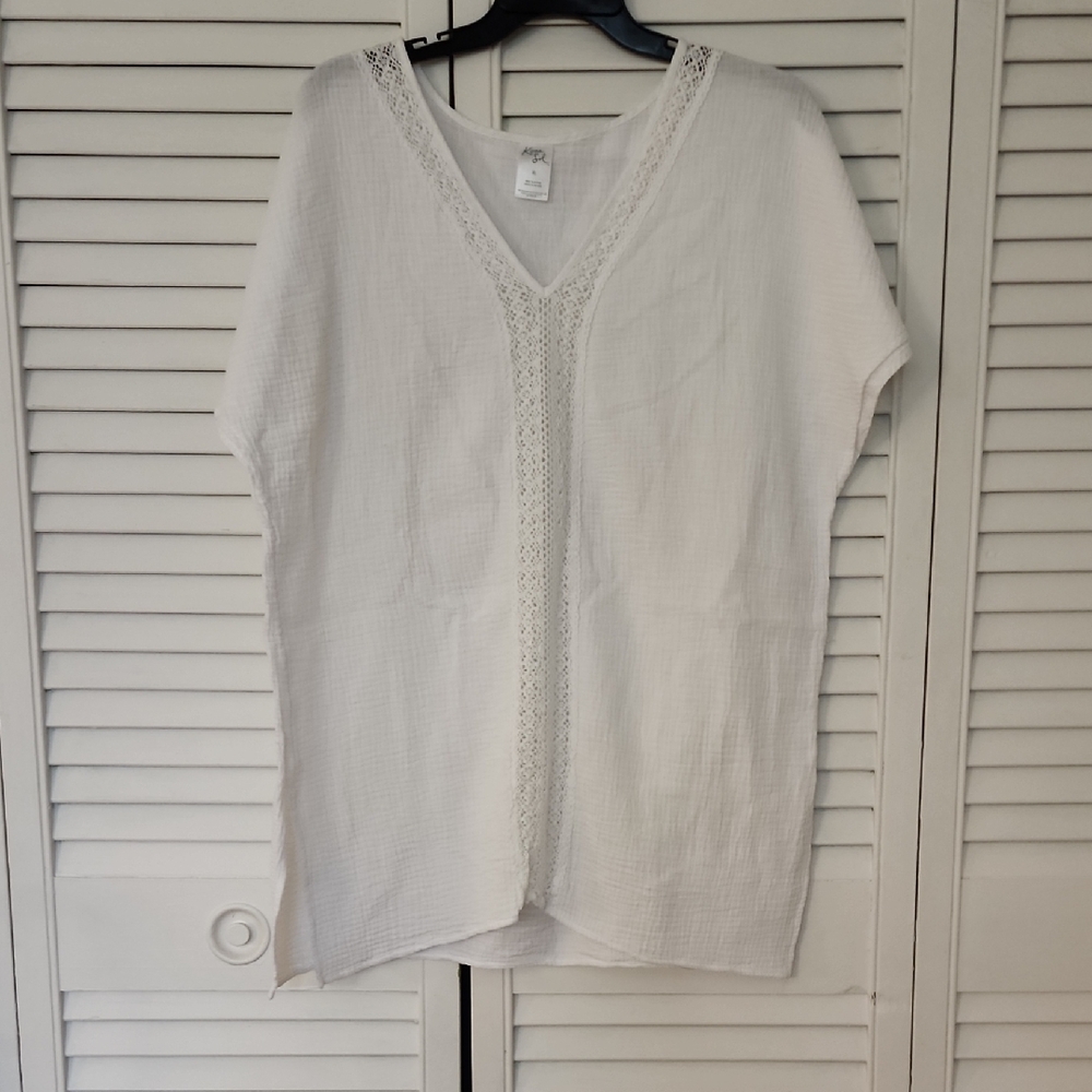 Kona Sol White Swim Coverup